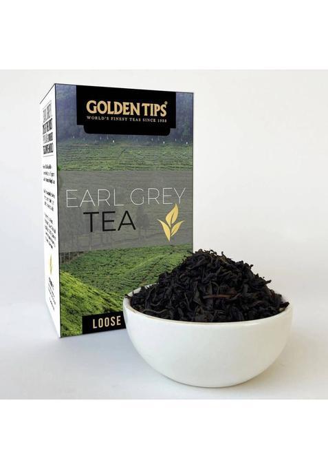 Golden Tips Darjeeling Earl Grey Loose Leaves Citrus Black Tea Tetrapack (100 G)