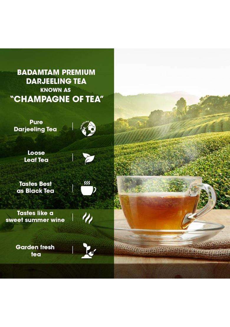 Goodricke Badamtam Darjeeling Tea Single Estate Unflavoured Tea Box&nbsp;&nbsp;(250) - Indya