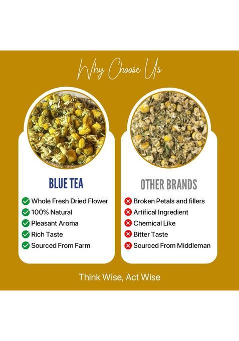 Blue Tea Chamomile Flower Tea