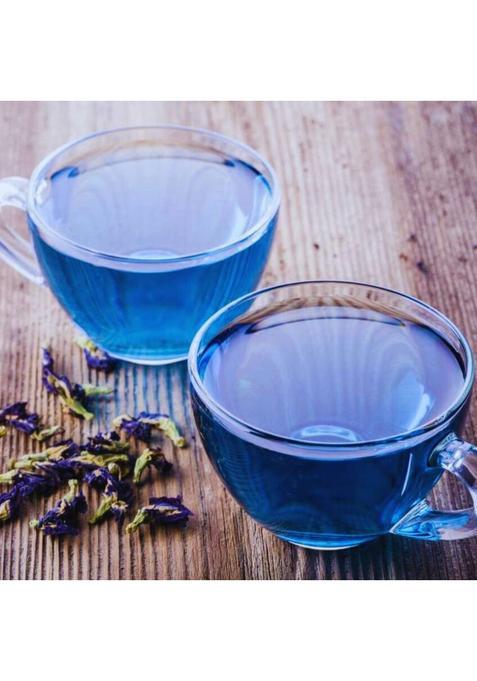 Pripton Blue Butterfly Pea Tea, Dried Tea For Glowing Skin And Stress Relief Natural Herbal Tea Pouch (50 G)