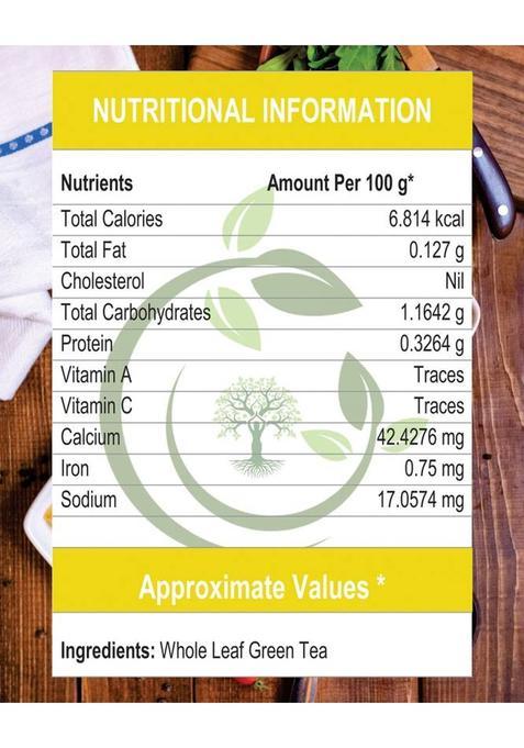 Hobby Herbs Green Tea | Pure Long Leaves | Green Tea For Weight Loss | Stress Relieving | Loose Green Tea Green Tea Pouch (100 G)