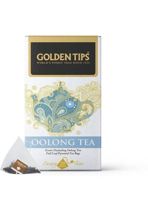 Golden Tips Loose Leaf Premium Pyramid Bags Oolong Tea Box (40 G)