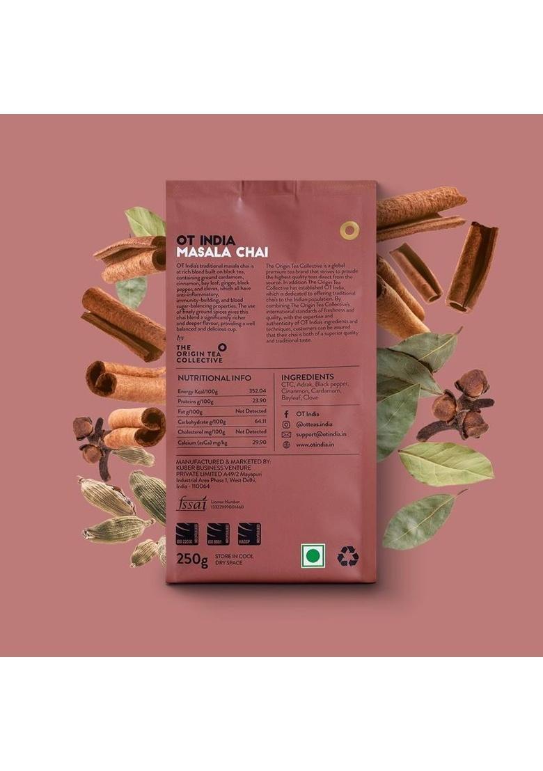 Ot India Adrak Chai & Masala Chai | Ginger Tea & Premium Mix Of 7 Spices Tea Ginger, Spices Tea Pouch (2 X 250 G)