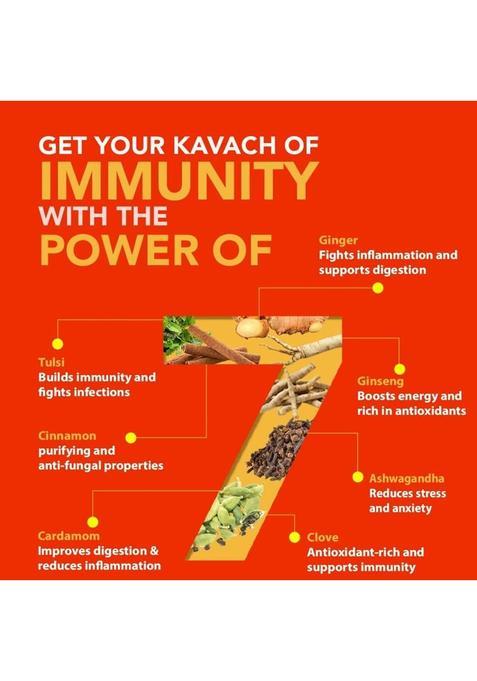 Vikram Kavach Immunity Booster Tea Pack Of 2 Black Tea Box (2 X 250 G)