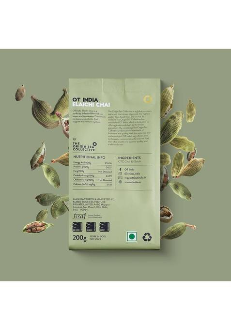 Ot India Masala Chai, Kadak Chai, Elaichi Chai (Pack Of 3) Spices, Plain, Cardamom Tea Pouch (3 X 200 G)
