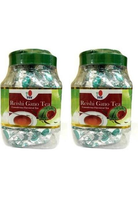 Dxn Reishi Gano Tea Ganoderma Flavoured Tea (Pack Of 2) Herbs Black Tea Plastic Bottle (2 X 125 G)