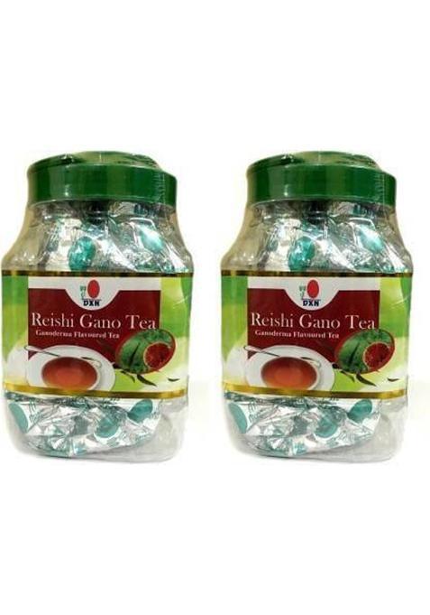 Dxn Reishi Gano Tea Ganoderma Flavoured Tea (Pack Of 2) Herbs Black Tea Plastic Bottle (2 X 125 G)