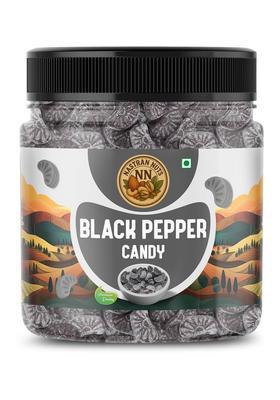 Nastran Nuts Black Pepper Candy | Sweet & Spicy Treat Natural Ingredients Digestive Aid (250 G)