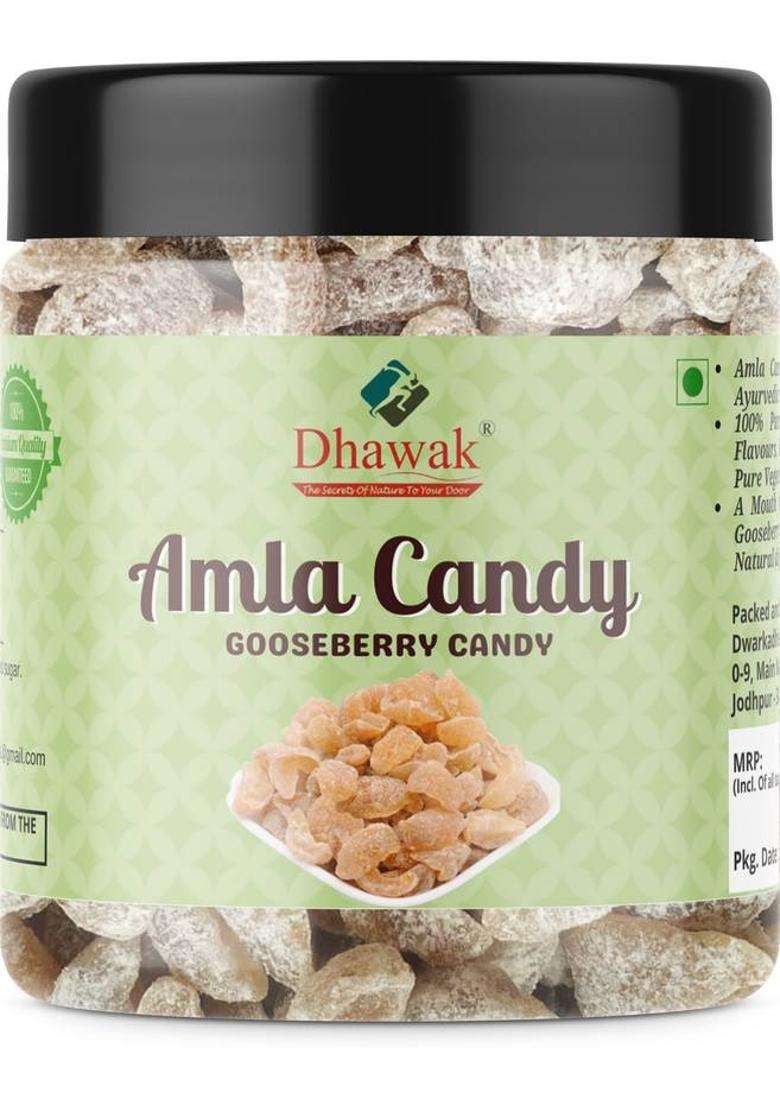 Dhawak Sweet Amla Candy Dry No Sugar Layer Meetha (250 G) - Indya