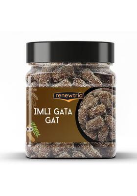 Renewtria Imli Candy (Khatta Mitha Swad) (Churan) Tamarind Jar Pack (400 G)
