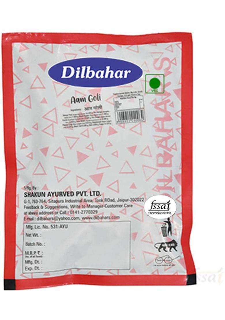 Dilbahar Yummy Digestive Aam Goli 400G Pack Of 1 Mango (1 Pieces) - Indya