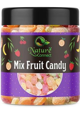 Nature Connect Mix Fruit Flavour Candy|Khatti Mithi Goli |Mix Fruits Colourful Toffee|Jar Pack Candy (400 G)