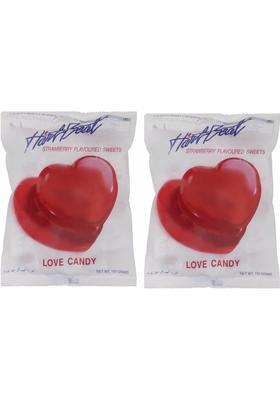 Hart Beat Corazon Beloved Candy Strawberrry 150Gm (Pack Of 2) (2 X 150 G)