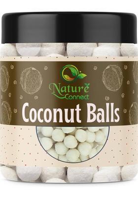 Nature Connect Coconut Laddu Ball Peda Nariyal Toffee|Jar Pack Candy (200 G)