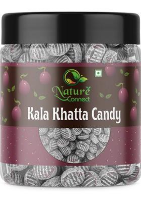 Nature Connect Kala Khatta Flavour Candy|Khatti Mitthi Toffee|Jar Pack Candy (400 G)