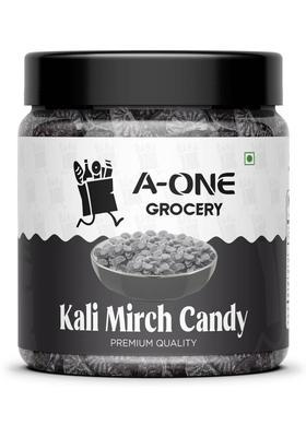 A-One Grocery Kali Mirch Candy | Black Pepper Flavoured Chatpata Masala Goli (250 G)