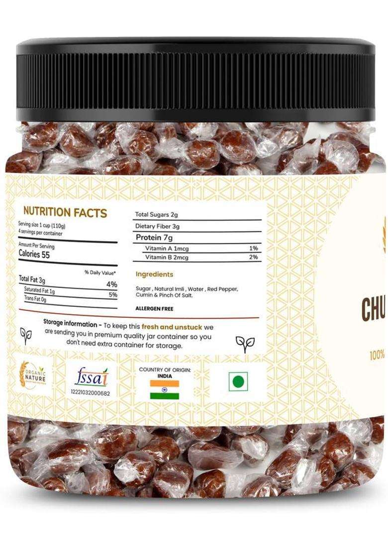 Organic Nature Khatti Methi Chulbuli Imli Toffee| Tamarind Twist Candy | Jar Pack| (3 X 0.25 Kg) - Indya