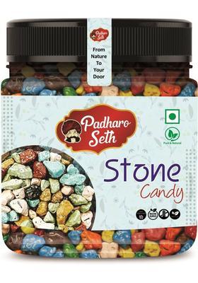 Padharo Seth Stone Candy Multicolor Rock Chocolate | Crunchy Fun Treat For Kids & Adults (100 G)