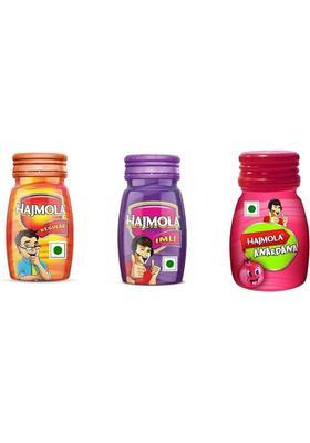 Dabur Hajmola Digestive Tablets Regular Imli And Anardana Flavour Tasty & Chatpati Regular, Imli, Candy (3 X 120 Pieces)