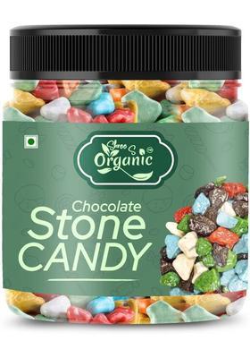 Shree S Organic Chocolate Stone Candy 250G | Choco Rocks Colorful Pebble Shaped Chocolate, Sweet (250 G)