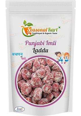 Seasonal Kart Punjabi Imli Candy Laddu Tamarind Ladoo Khatta Meetha Emly (200 G)