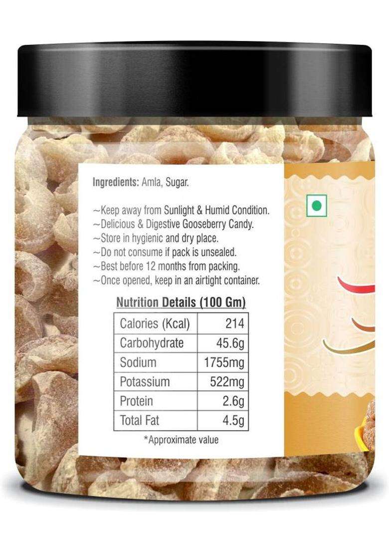 The Prime Natural Amla Candy | Sweet & Tangy Immunity Booster Digestive Delight Tangy, Chatpata (100 G) - Indya