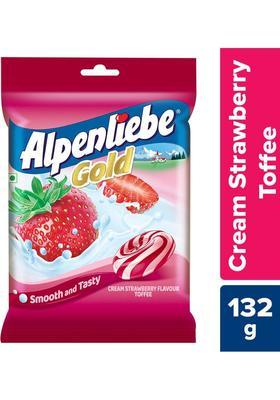 Alpenliebe Gold Cream Strawberry Toffee (132 G)