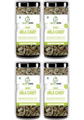 Hobby Herbs Sweet Amla Candy | |Indian Gooseberries Dry And Sour (4 X 200 G)