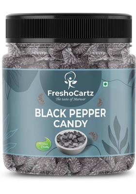 Freshocartz Kali Mirch Candy | Black Pepper Flavoured Candy| Goli Sweet And Spicy Candy, (400 G)