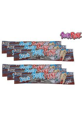 Sour Punk Candy Stick - Cola Flavour 40 G | Chewy Flavoured (Pack Of 6) (Imported) Sticks (6 X G)