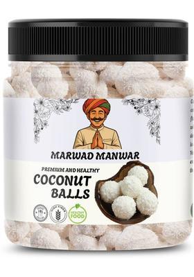 Marwad Manwar Coconut Candy Nariyal Laddu Khopra Peda Soft Coco (250 G)