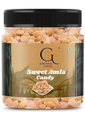 Girishayafoods Dried Dry Sweet Amla Candy| Indian Gooseberry | Natural No Preservative Candy (250 G)