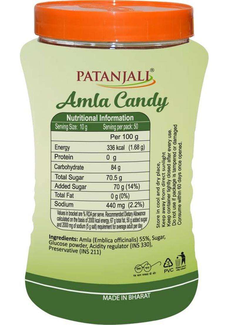 Patanjali Amla Candy (500 G) - Indya