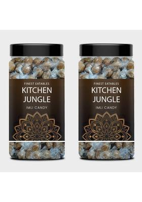Kitchen Jungle Imli Candy Khatti Meethi Imly, Twisted Emly Candy, Tamarind Sour (2 X 400 G)