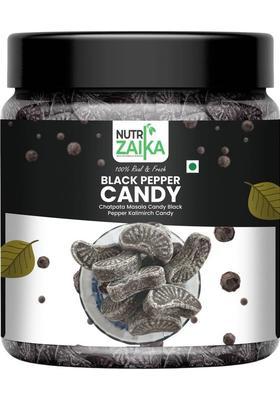 Nutri Zaika Black Pepper Candy | Spicy Herbal Sweet Ayurvedic Digestive & Tangy (200 G)