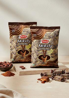 Parle Melody 100 Pcs Chocolate Toffee (2 X 391 G)
