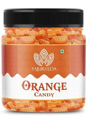 Yajurveda Orange Candy|Narangee Toffee|Orange Flavoured (Pack Of ) Jar Pack Candy (300 G)