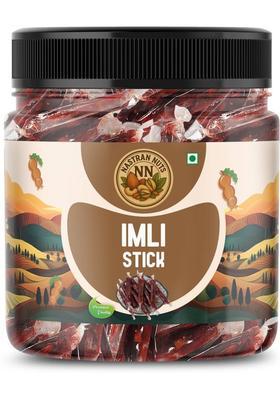 Nastran Nuts Imli Sticks | Tamarind Snack With Sweet & Sour Flavor Traditional Indian Treat Candy (500 G)