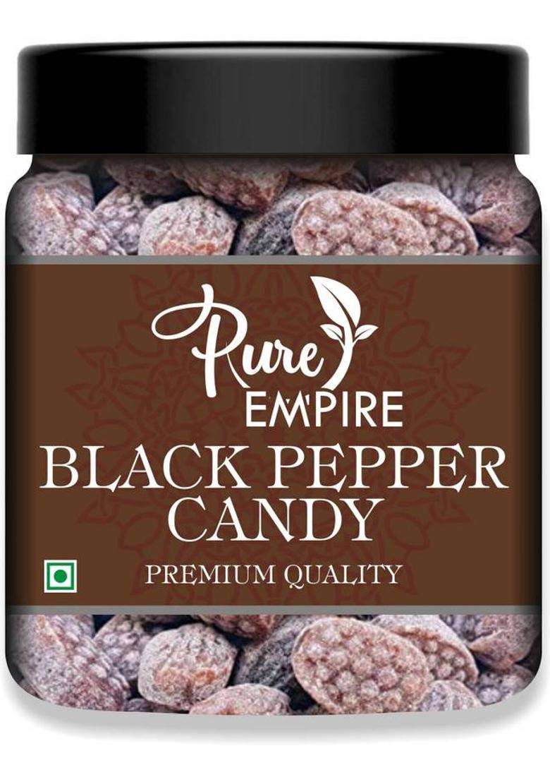 Pure Empire Black Pepper Candy /Black Toffee |Black (250 G) Pack of 1 - Indya