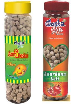 Chaska Bite Dry Mango Candy| 250 G Anardana|Goli|Khatti Meethi|Sour Candies|Masaledar|250Gm Candy (2 X G)