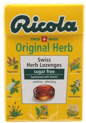Ricola Sugar Free Original Swiss Herb Drops (Imported) Unflavored Candy (45 G)