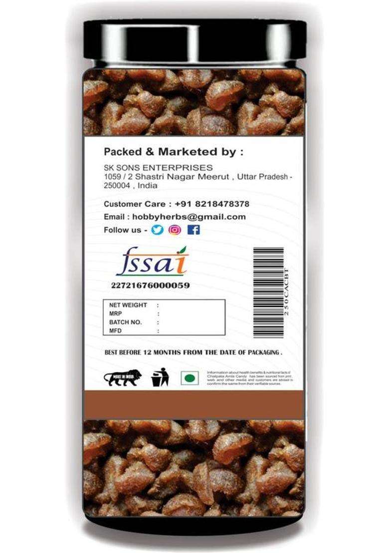 Hobby Herbs Chatpata Amla Candy 1Kg |Masala |Indian Gooseberries | (5 X 200 G) Pack of 1 - Indya