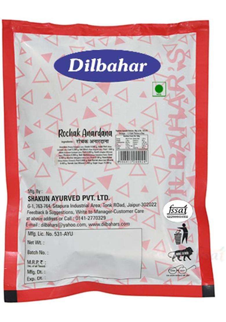 Dilbahar Yummy Digestive Rochak Anardana 400G Pack Of 1 Pomegranate (1 Pieces) - Indya