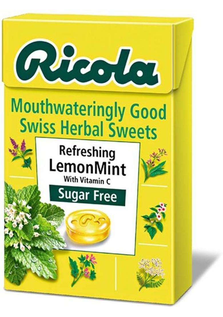Ricola Sugar Free Lemon Mint (Imported) Candy (45 G) - Indya