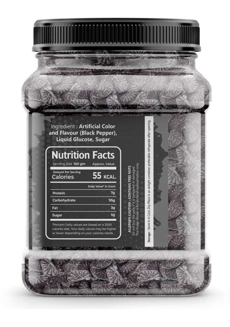 Nutrific Pepper Candy | Black Flavored Kali Mirch (200 G) Pack of 1 - Indya