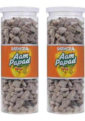 Satmola Digestive Aam Papad Sweet & Tangy Mango Candy Big Bottle Pack Of 2 Flavor (2 X 220 G)