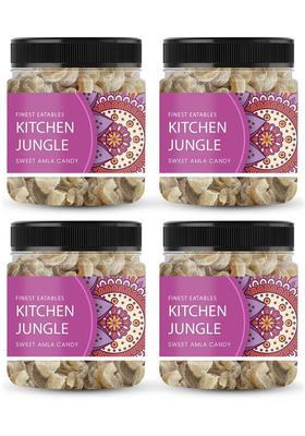 Kitchen Jungle Dry Amla Candy ( Candied Indian Gooseberry, Avla, Delicious) (4 X 300 G)