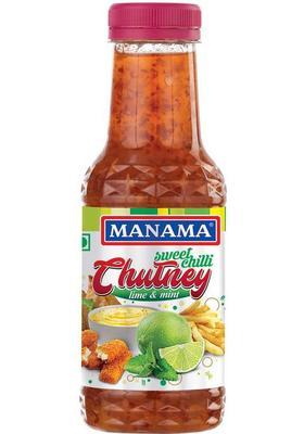 Manama Sweet Chilli Lime And Mint Fruit Dip Chutney | Spicy Good For Snacks Paste (500 G)