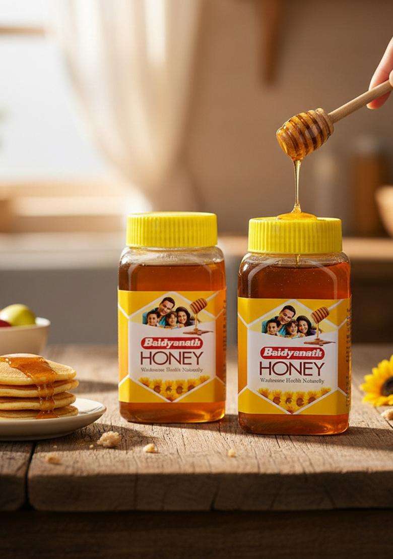 Baidyanath Honey 250 G (Pack Of 2) Natural Madhu (2 X G) - Indya