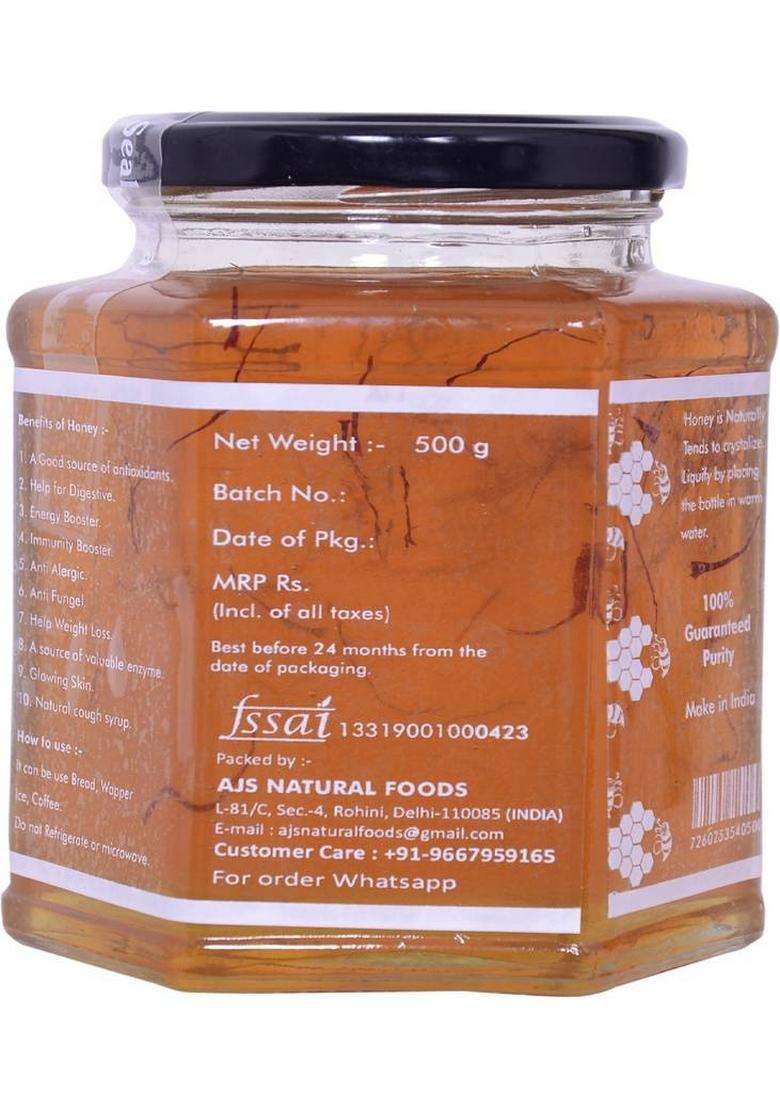 Himalayan Street Raw Honey Natural Organic Quality Saffron 500 G (500 G) - Indya